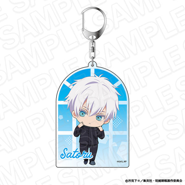 『呪術廻戦』デカキーホルダー 五条 悟 Morning ミニキャラ ver.