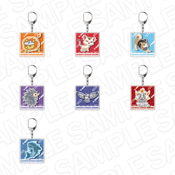 『家庭教師ヒットマンREBORN!』アクリルキーホルダー(ブラインド) 匣アニマル ver. セット