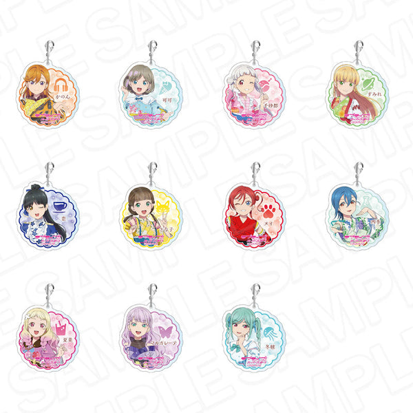 『ラブライブ!スーパースター!!』アクリルチャームストラップ 和風ドレス ver セット