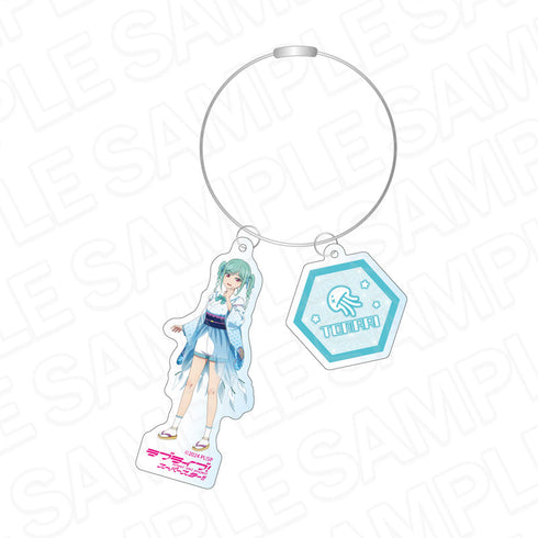 『ラブライブ!スーパースター!!』ワイヤーキーホルダー 鬼塚冬毬 和風ドレス ver