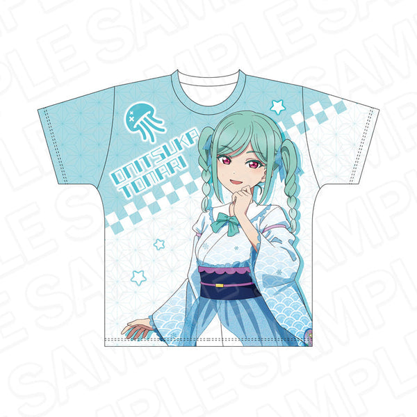 『ラブライブ!スーパースター!!』フルグラフィックTシャツ 鬼塚冬毬 和風ドレス ver