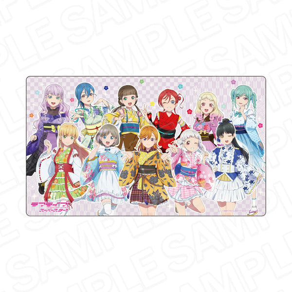 『ラブライブ!スーパースター!!』ラバーデスクマット 和風ドレス ver