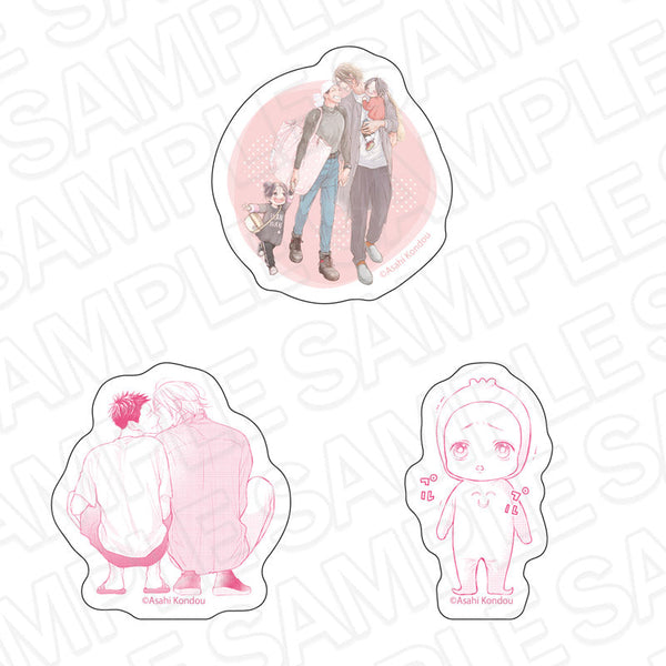 『CIEL』ダイカットステッカーセット 「パパ×パパ~αとΩで夫夫やってます~」