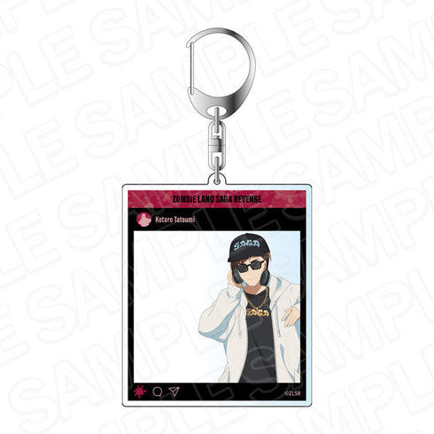 『ゾンビランドサガ リベンジ』SNS風アクリルキーホルダー 巽 幸太郎 Saga Division ver.