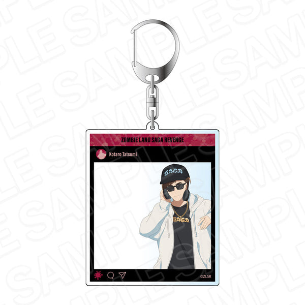 『ゾンビランドサガ リベンジ』SNS風アクリルキーホルダー 巽 幸太郎 Saga Division ver.