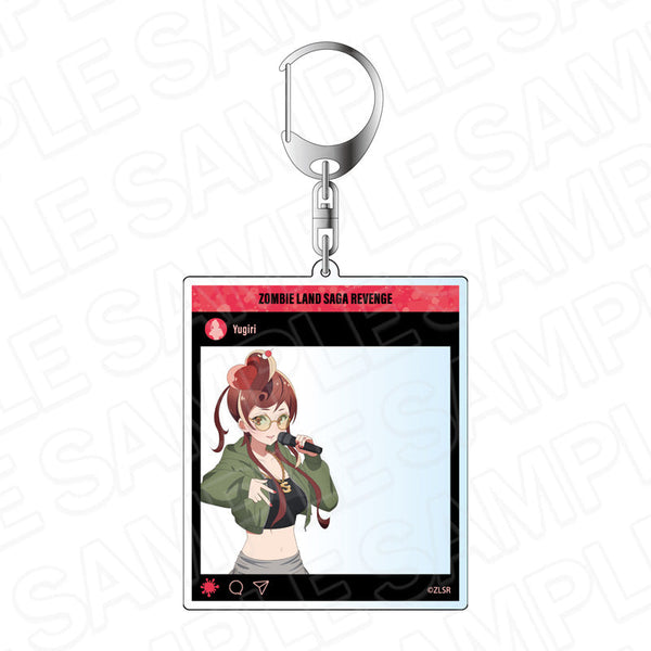 『ゾンビランドサガ リベンジ』SNS風アクリルキーホルダー ゆうぎり Saga Division ver.