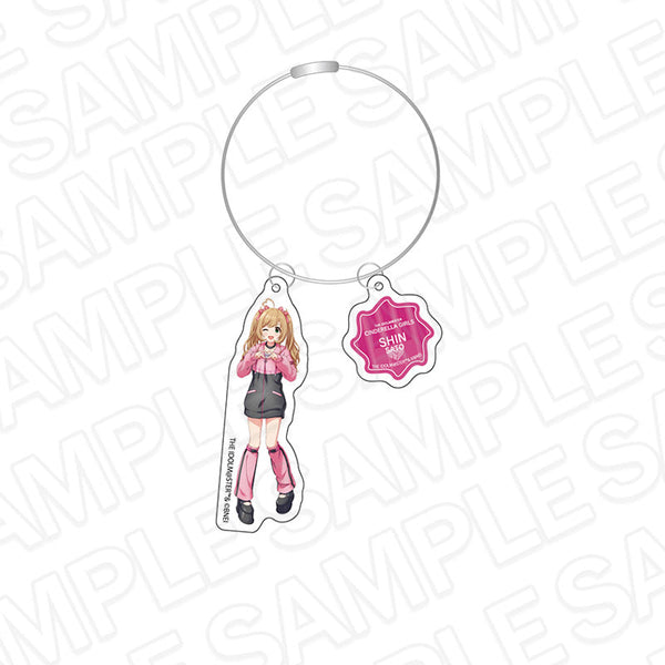 『アイドルマスター シンデレラガールズ』ワイヤーキーホルダー 佐藤心 サブカルファッション ver.
