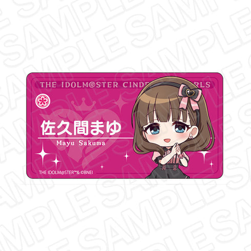 『アイドルマスター シンデレラガールズ』アクリルネームバッジ 佐久間まゆ サブカルファッション デフォルメ ver.