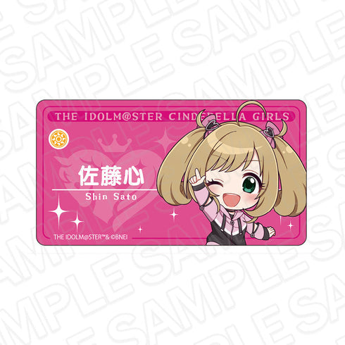 『アイドルマスター シンデレラガールズ』アクリルネームバッジ 佐藤心 サブカルファッション デフォルメ ver.