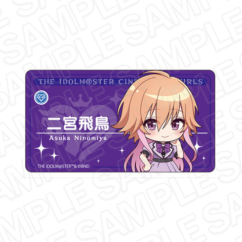 『アイドルマスター シンデレラガールズ』アクリルネームバッジ 二宮飛鳥 サブカルファッション デフォルメ ver.