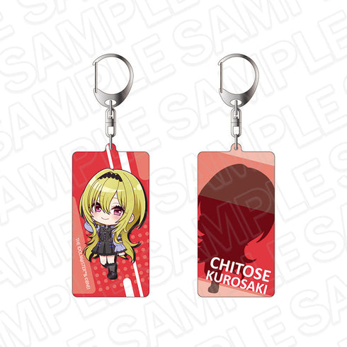 『アイドルマスター シンデレラガールズ』両面キーホルダー 黒埼ちとせ サブカルファッション デフォルメ ver.