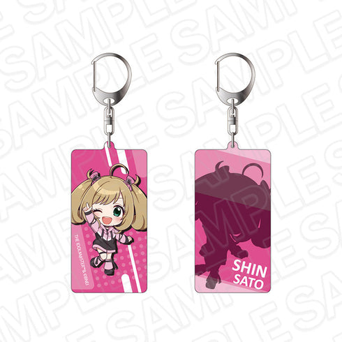 『アイドルマスター シンデレラガールズ』両面キーホルダー 佐藤心 サブカルファッション デフォルメ ver.