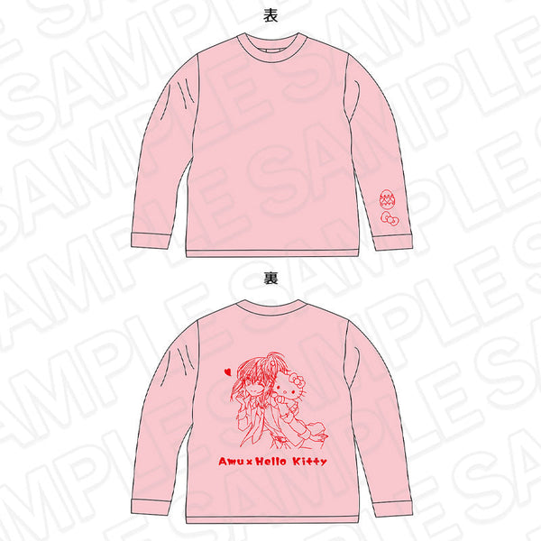 『しゅごキャラ!×サンリオキャラクターズ』ロングスリーブTシャツ 日奈森あむ×ハローキティ