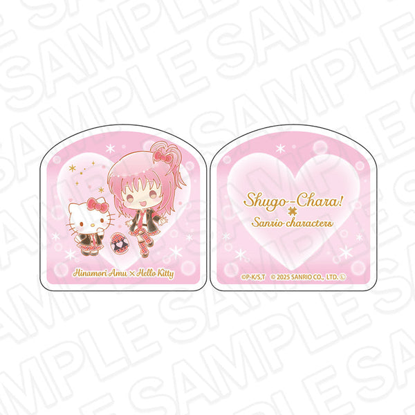 『しゅごキャラ!×サンリオキャラクターズ』メモスタンドクリップ 日奈森あむ×ハローキティ