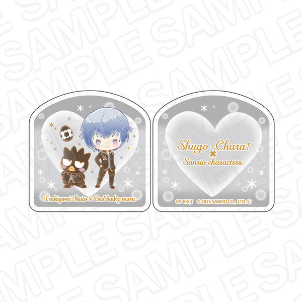 『しゅごキャラ!×サンリオキャラクターズ』メモスタンドクリップ 月詠イクト×バッドばつ丸