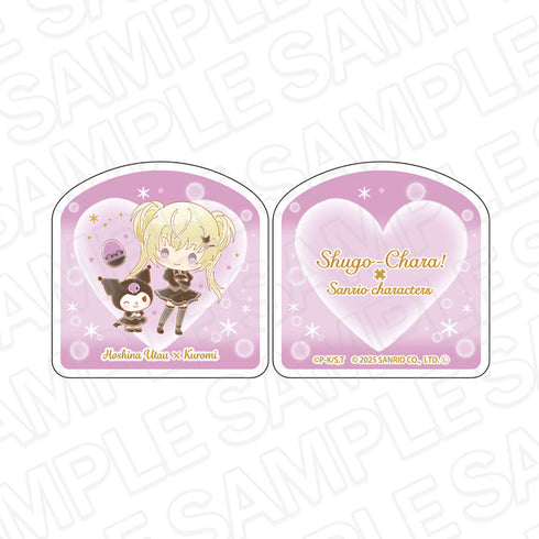 『しゅごキャラ!×サンリオキャラクターズ』メモスタンドクリップ ほしな歌唄×クロミ