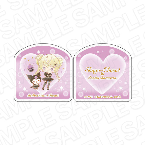 『しゅごキャラ!×サンリオキャラクターズ』メモスタンドクリップ ほしな歌唄×クロミ