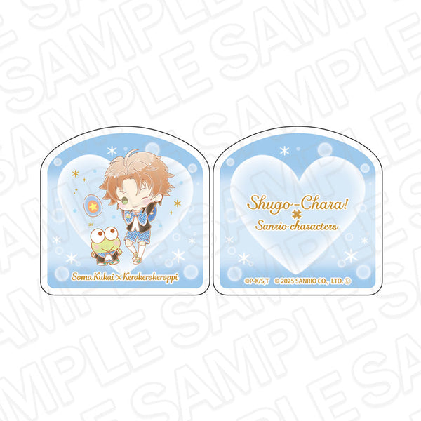 『しゅごキャラ!×サンリオキャラクターズ』メモスタンドクリップ 相馬空海×けろけろけろっぴ