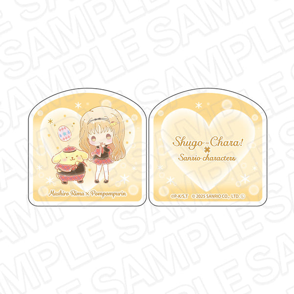 『しゅごキャラ!×サンリオキャラクターズ』メモスタンドクリップ 真城りま×ポムポムプリン