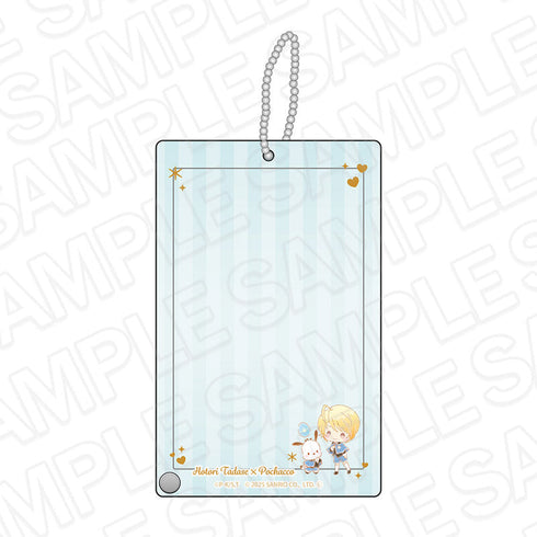 『しゅごキャラ!×サンリオキャラクターズ』フォトフレームキーホルダー 辺里唯世×ポチャッコ