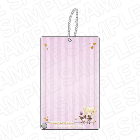 『しゅごキャラ!×サンリオキャラクターズ』フォトフレームキーホルダー ほしな歌唄×クロミ