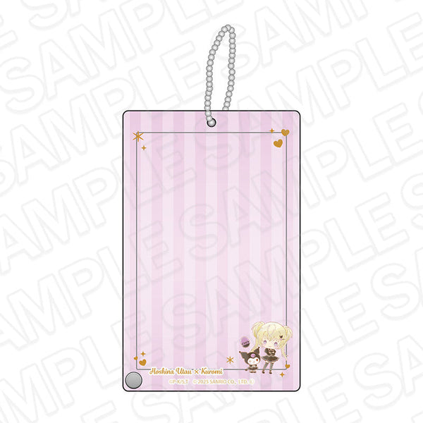 『しゅごキャラ!×サンリオキャラクターズ』フォトフレームキーホルダー ほしな歌唄×クロミ