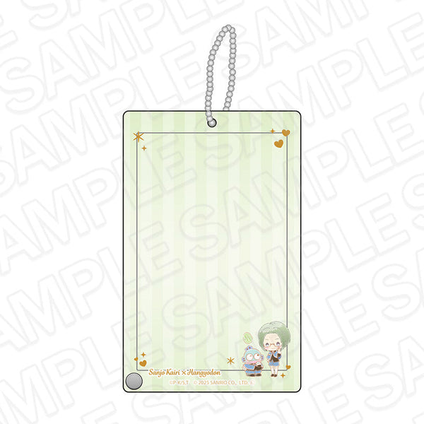 『しゅごキャラ!×サンリオキャラクターズ』フォトフレームキーホルダー 三条海里×ハンギョドン