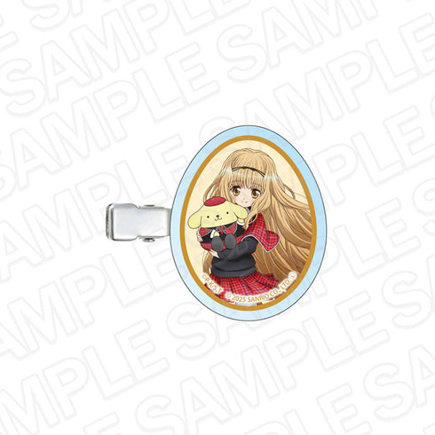 『しゅごキャラ!×サンリオキャラクターズ』ヘアクリップ 真城りま×ポムポムプリン