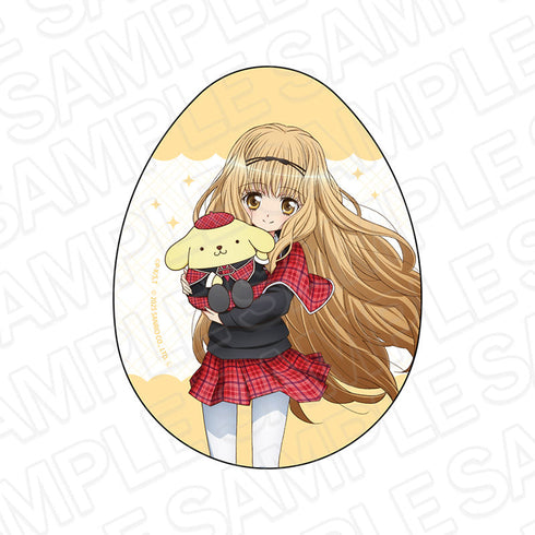 『しゅごキャラ!×サンリオキャラクターズ』エッグマイクロファイバー 真城りま×ポムポムプリン