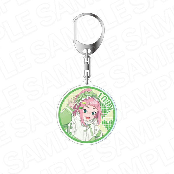 『夜のクラゲは泳げない』ホログラムアクリルキーホルダー 渡瀬キウイ エンジェルジャージ ver.