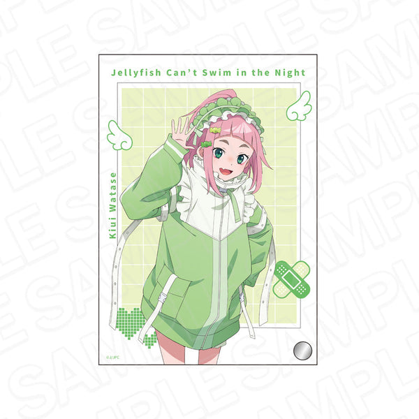 『夜のクラゲは泳げない』ミニアクリルアート 渡瀬キウイ エンジェルジャージ ver.