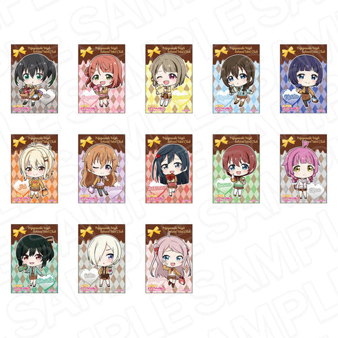 『ラブライブ!虹ヶ咲学園スクールアイドル同好会』スクエアカンバッジ プレゼント デフォルメ ver セット