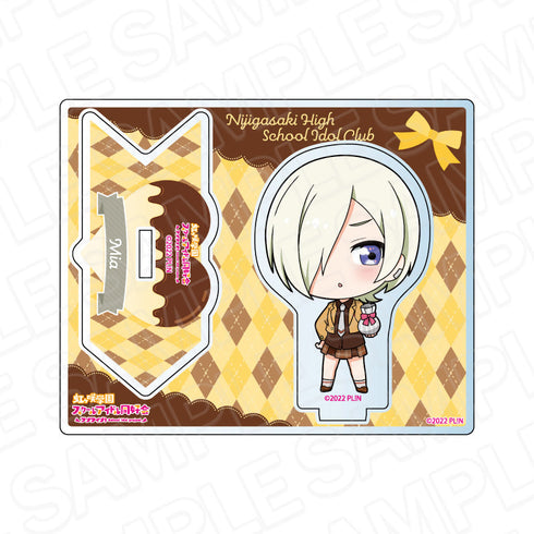 『ラブライブ!虹ヶ咲学園スクールアイドル同好会』アクリルスタンド ミア・テイラー プレゼント デフォルメ ver