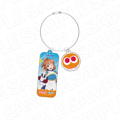 『ラブライブ!サンシャイン!!×ぷよぷよ』ワイヤーキーホルダー 高海千歌