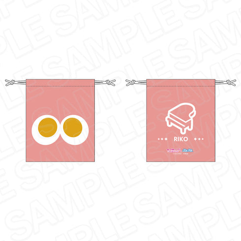 『ラブライブ!サンシャイン!!×ぷよぷよ』巾着 桜内梨子