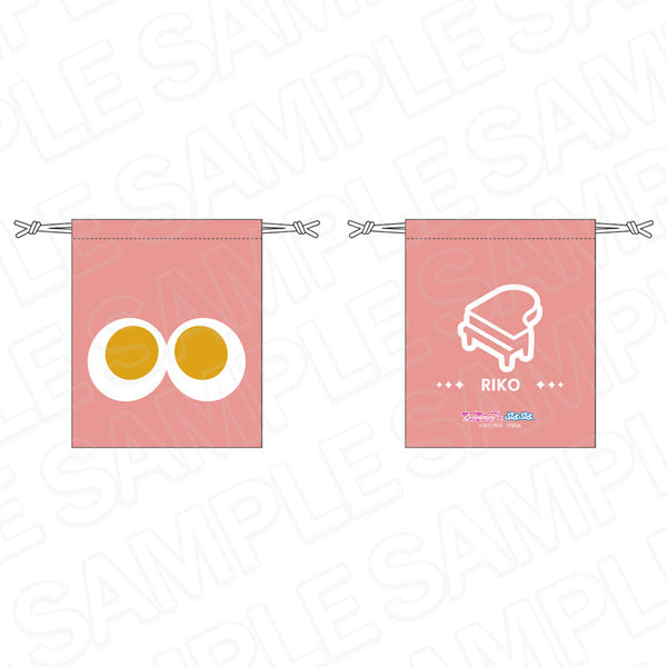 『ラブライブ!サンシャイン!!×ぷよぷよ』巾着 桜内梨子