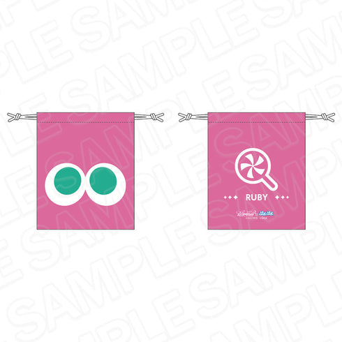 『ラブライブ!サンシャイン!!×ぷよぷよ』巾着 黒澤ルビィ