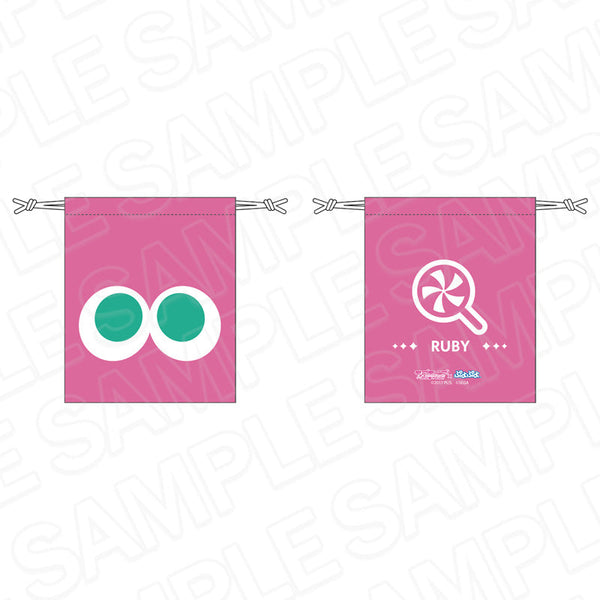 『ラブライブ!サンシャイン!!×ぷよぷよ』巾着 黒澤ルビィ