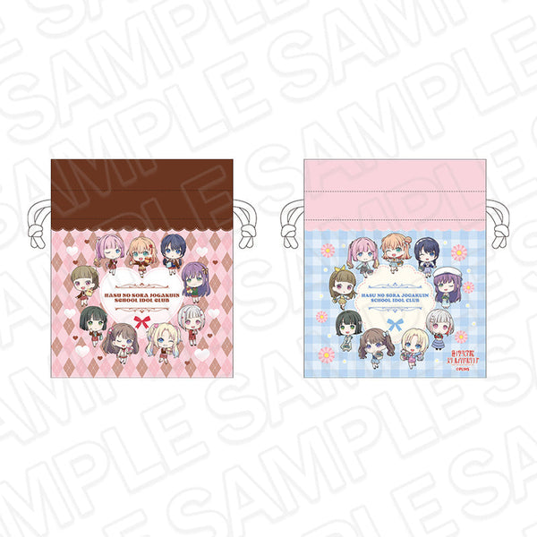 『ラブライブ!蓮ノ空女学院スクールアイドルクラブ』巾着 プレゼント・フラワー デフォルメ ver