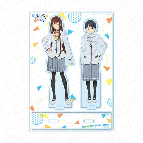 『負けヒロインが多すぎる!』アクリルジオラマ 放虎原ひばり&馬剃天愛星