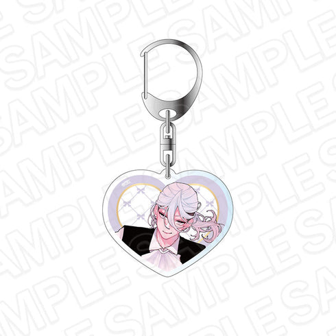『恋せよまやかし天使ども』ハート型アクリルキーホルダー 一 刻 Valentine ver.