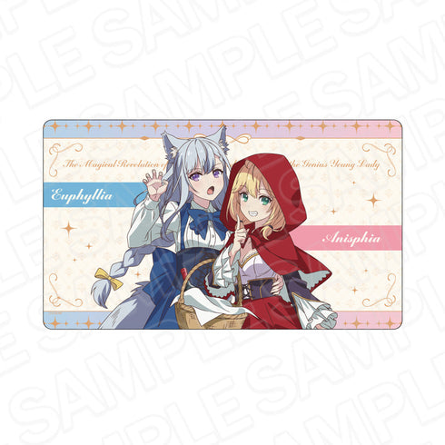 『転生王女と天才令嬢の魔法革命』ラバーデスクマット 赤ずきんと狼 ver.