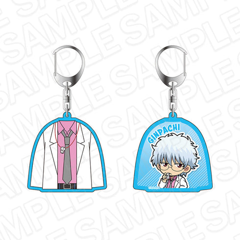 『3年Z組銀八先生』ユニフォーム型両面キーホルダー 坂田銀八 球技大会 デフォルメ ver.