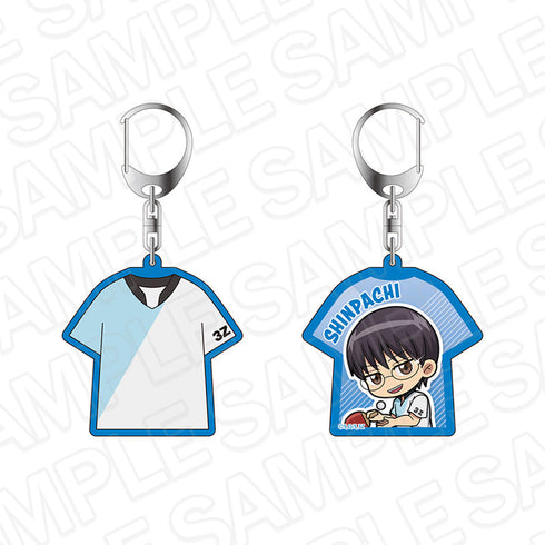 『3年Z組銀八先生』ユニフォーム型両面キーホルダー 志村新八 球技大会 デフォルメ ver.