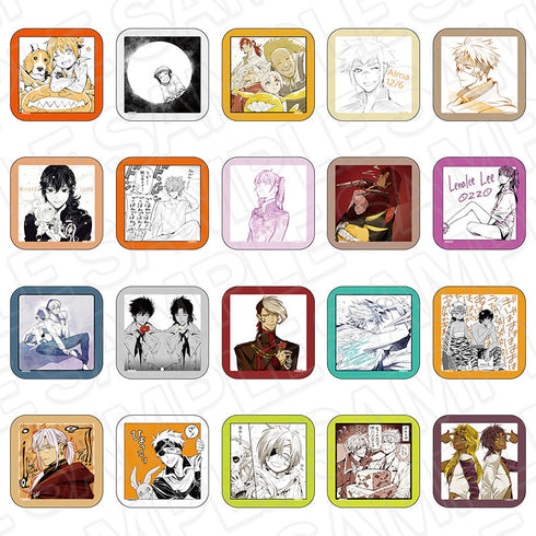 『D.Gray-man』ましかくカンバッジ(ブラインド) vol.3 コンプリートセット