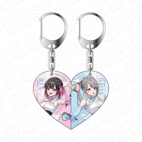 『志乃と恋』ハートペアキーホルダー 魔法少女 ver.