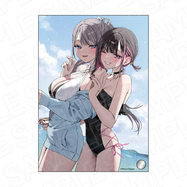 『志乃と恋』ミニアクリルアート 海水浴 ver.