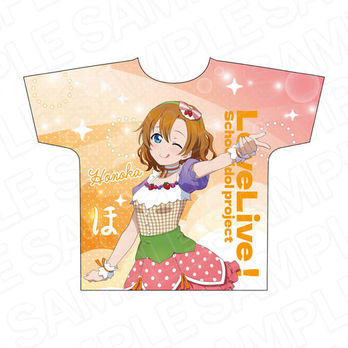 『ラブライブ!』フルグラフィックTシャツ 高坂穂乃果 Cafe party ver