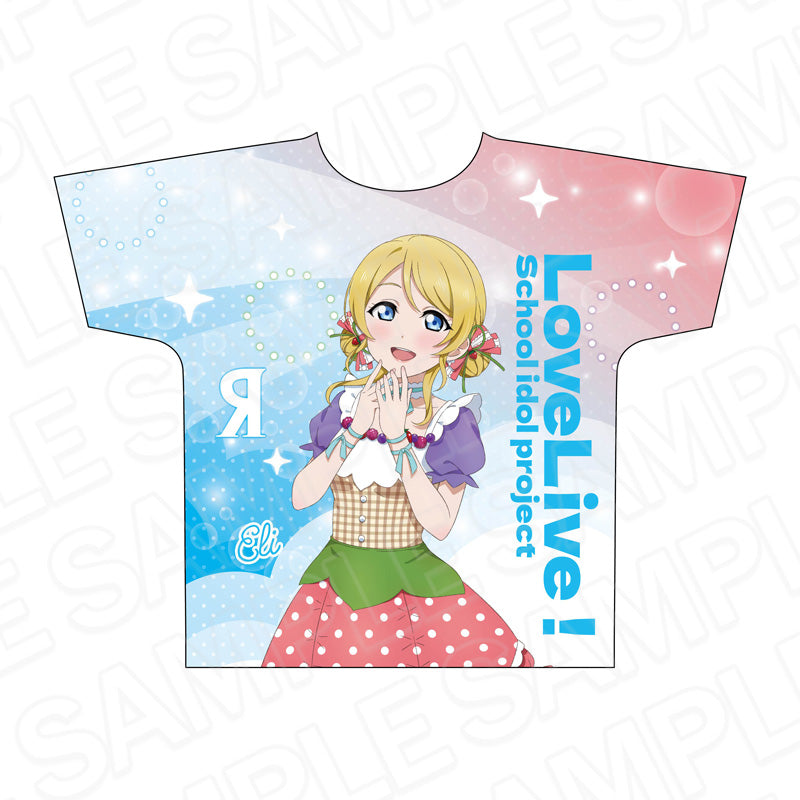 ラブライブ!』フルグラフィックTシャツ 絢瀬絵里 Cafe party ver