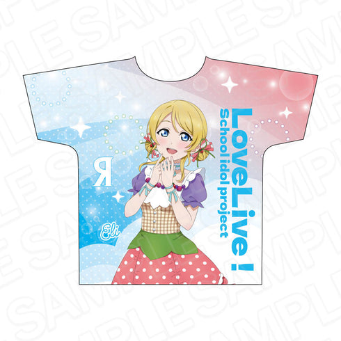 『ラブライブ!』フルグラフィックTシャツ 絢瀬絵里 Cafe party ver